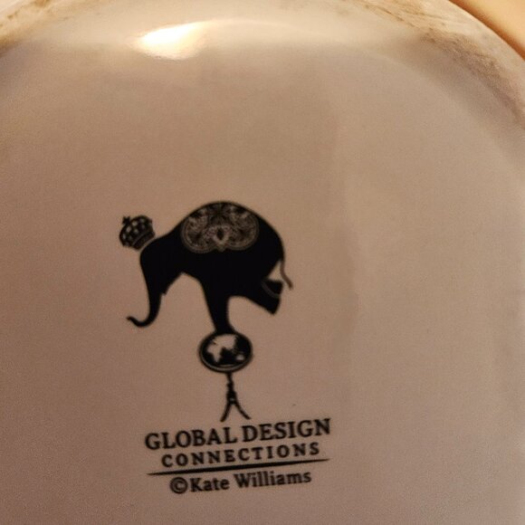 Kate Willaims global designs connections 3D black and white owl mug - Picture 6 of 6